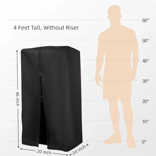 4FT Arcade Machine Cover for Arcade1up Short Game Machine Without Riser | 20x24x46,Waterproof Dustproof Heavy Duty Oxford Fabric,4 Feet Tall Compact Design Vedio Game Machine Accessory - size: Arcade-4FT-20"L x 24"W x 46"H