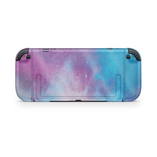 Glossy Glitter Gaming Skin Compatible with Nintendo Switch 2 Console Only - Cotton Candy Sky - Premium 3M Vinyl Protective Wrap Decal Cover - Easy to Apply | Crafted in The USA by MightySkins - color: Cotton Candy Sky, size: Switch 2 Console Skin Only, st