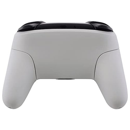 eXtremeRate Classics SNES Style Soft Touch Faceplate Backplate Handles for Nintendo Switch Pro Controller, DIY Housing Shell Grip and Buttons for Nintendo Switch Pro - Controller NOT Included - color: Classic SNES Style