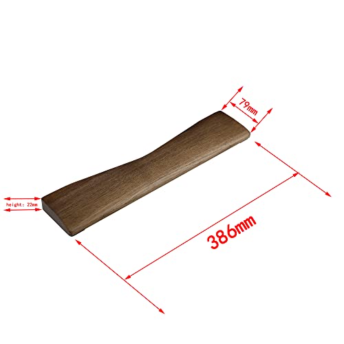 Ergonomic Wooden Wrist Rest Solid Wood Walnut for Keychron Q10 - color: Walnut Wrist for Q10