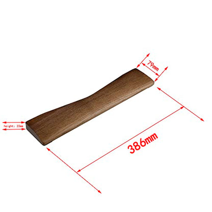 Ergonomic Wooden Wrist Rest Solid Wood Walnut for Keychron Q10 - color: Walnut Wrist for Q10