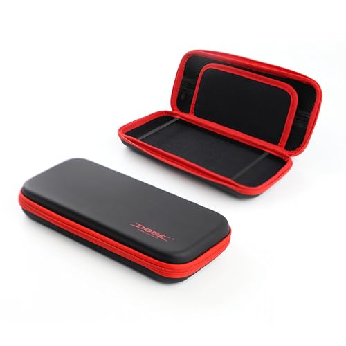 Dobe - Carry Case Compatible with Nintendo Switch and New Switch OLED Console - Protective Hard Portable Travel Carry Case Shell Pouch with Pockets for Accessories and Games (TNS-1130)