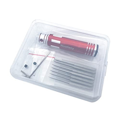 Prime Model Scriber Gundam Resin Carved Scribe Line Hobby Cutting Tool Chisel 7 Blades 0.1/0.2/0.4/0.6/0.8/1.0/2.0mm