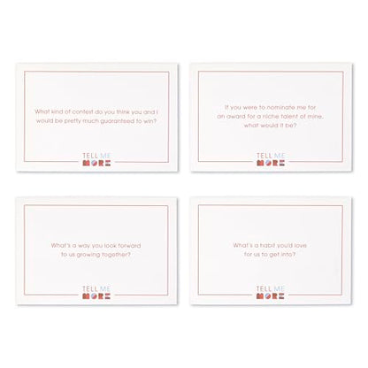 Tell Me More: Couples’ Edition – A Date Night Conversation Starter Game of 52 Questions to Deepen Your Connection with Your Partner - color: Couples Edition