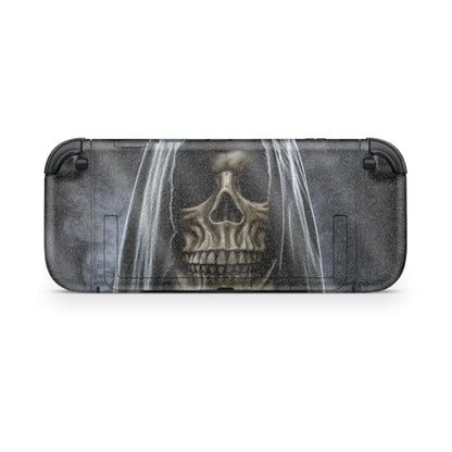 Glossy Glitter Gaming Skin Compatible with Nintendo Switch 2 Console Only - Reaper Skull - Premium 3M Vinyl Protective Wrap Decal Cover - Easy to Apply | Crafted in The USA by MightySkins - color: Reaper Skull, size: Switch 2 Console Skin Only, style: Glo
