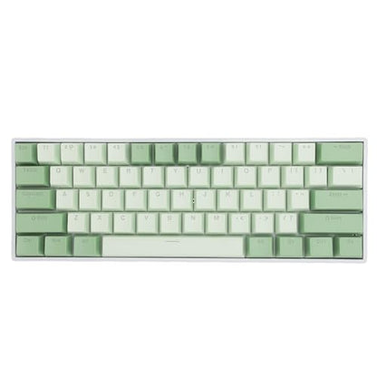 60 Percent Mechanical Keyboard, Compact Hot Swappable RGB Backlit Wired Gaming Keyboard, Red Switch for PC Office Work