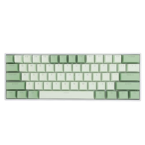 60 Percent Mechanical Keyboard, Compact Hot Swappable RGB Backlit Wired Gaming Keyboard, Red Switch for PC Office Work