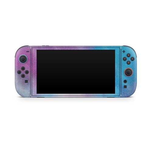 Glossy Glitter Gaming Skin Compatible with Nintendo Switch 2 Console Only - Cotton Candy Sky - Premium 3M Vinyl Protective Wrap Decal Cover - Easy to Apply | Crafted in The USA by MightySkins - color: Cotton Candy Sky, size: Switch 2 Console Skin Only, st