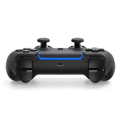 Choopp Wireless Controller Compatible with PS5/Pro/Slim/PC | Immersive Haptic Feedback, Intuitive Control, Adaptive Triggers, Ergonomic design, 3.5mm Headphone Jack, Microphone (black) - color: black