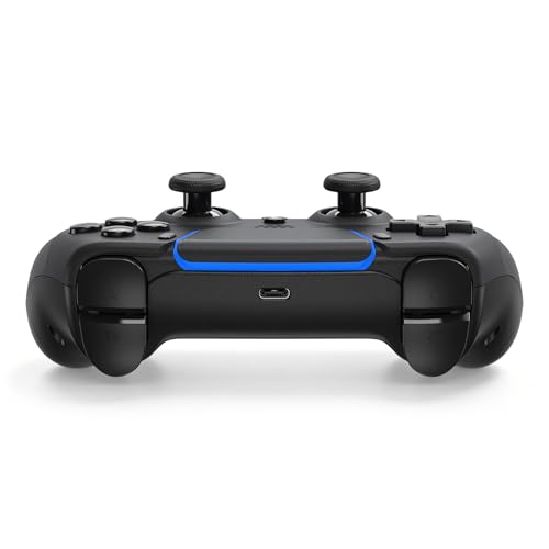 Choopp Wireless Controller Compatible with PS5/Pro/Slim/PC | Immersive Haptic Feedback, Intuitive Control, Adaptive Triggers, Ergonomic design, 3.5mm Headphone Jack, Microphone (black) - color: black
