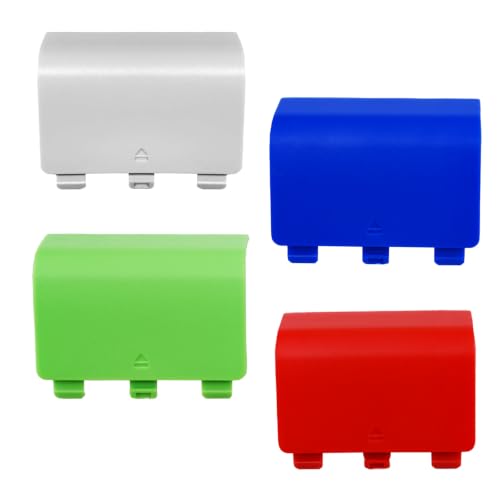 4 Pack Battery Cover for Xbox Series X/S Controller Cover[NOT for Xbox One & One X/S]Battery Back Cover for Xbox Series X/S Controller,Replacement Battery Cover for Xbox Series X/S(Random colours) - color: Random