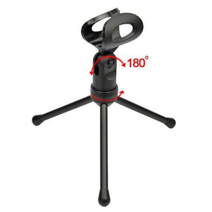 ELINKA Computer Microphone,Condenser Microphone,3.5MM Plug and Play Omnidirectional Mic with Desktop Stand for Gaming,YouTube Video,Recording Podcast,Studio,for PC,Laptop,Tablet,Phone