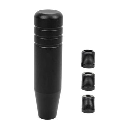 Universal 5inch Aluminum Alloy Shift Knob, Heavy Duty Car Gear Lever Stick Shifter Handle fit Most Automatic Manual Vehicle Black - color: Black, size: 13cm