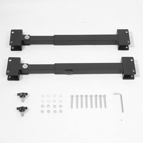 Minneer Racing Game Stand Reinforcement Bar Accessories of 30mm Square Tube, Fit for Dardoo Anman Marada,Basic Version Foldable Racing Wheel Stand Improve Stability (Two-Piece)