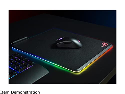 ASUS ROG Balteus RGB Gaming Mouse Pad - USB Port | Aura Sync RGB Lighting | Hard Micro-Textured Gaming-Optimized Surface & Nonslip Rubber Base