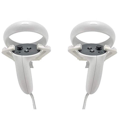 Wall Mount Wall Bracket Accessories Kit For Oculus Quest 2 : White Controller Mounts Separate Pair