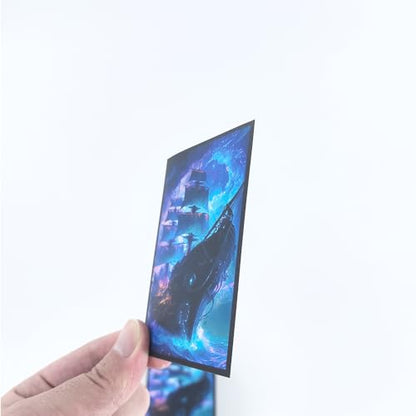 MTG Card Sleeves Matte -100 PCS Trading Card Game, Size 2.6 x 3.6 inches, Suitable for All TCG Card Games Protective (Chuan) - color: Chuan