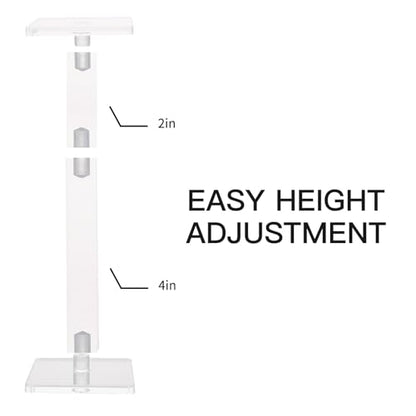 Kalami Flying Mini Combat Riser for DND with 1" Base | Acrylic Flight Stand for Miniature Characters in Tabletop RPG Terrain - size: 1 in-Standard