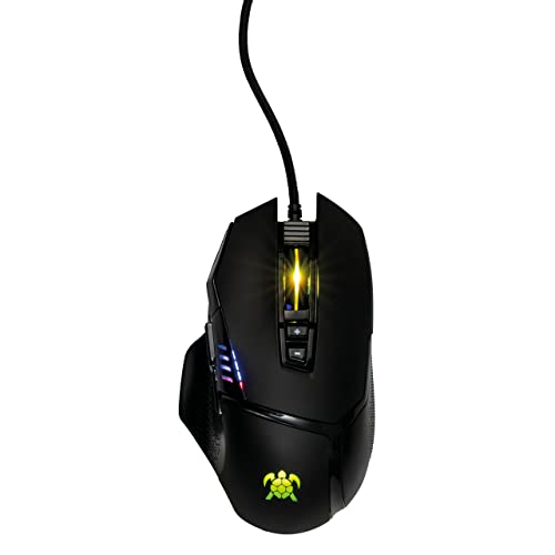 Super Slider V1 High Performance Wired Gaming Mouse, Adjustable DPI up to 19,000, RGB LED On-Board Memory, PC/MAC