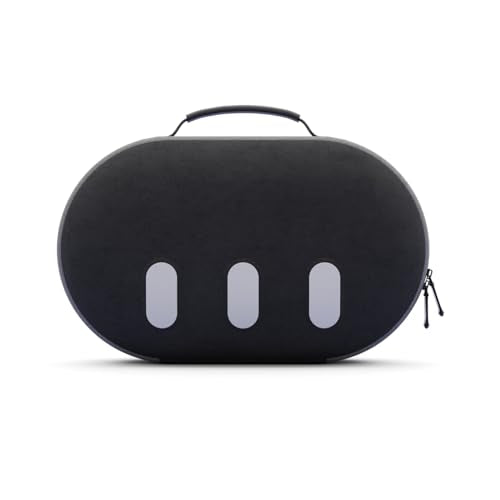 Aubika for Meta Quest 3 Case, Hard Carrying Case for Oculus Quest 3 Accessories, Compatible with Quest 2/Pico 4 Headset, Travel and Storage - color: Black