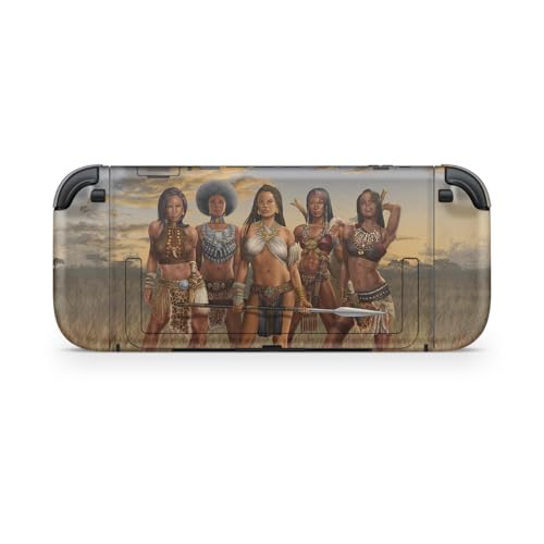 Gaming Skin Compatible with Nintendo Switch 2 Console Only - African Queens - Premium 3M Vinyl Protective Wrap Decal Cover - Easy to Apply | Crafted in The USA by MightySkins - color: African Queens, size: Switch 2 Console Skin Only, style: Matte Finish