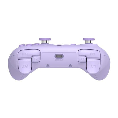 8BitDo Ultimate 2C Wired Controller for Windows PC and Android, with 1000Hz Polling Rate, Hall Effect Joysticks and Hall Triggers, and Remappable L4/R4 Bumpers (Purple) - color: Purple
