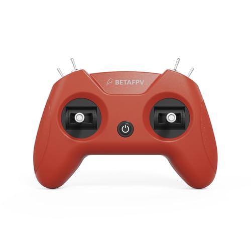 BETAFPV LiteRadio 2 SIM Controller for FPV Flight Training-Mode 2/Red | Plug-and-Play Type-C, Support Most Systems Platforms like DRL/Uncrashed/VelociDrone/Phoenix RC/TryP/Aerofly RC 8