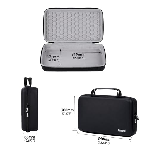 Banworks PU Hardshell Case Custom Fit for Behringer TD-3/RD-6/TB-303, Analog Bass Synthesizer Storage & Carrying Case Performance Controller Bag JT/HCQSNB-07 (Case Only, 1 Piece) - size: For Behringer TD-3/RD-6/TB-303