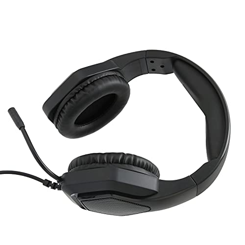 Gaming Headphones Noise Canceling RGB Lighting Surround Sound for PC Gaming and Console Users ABS 1 Pair