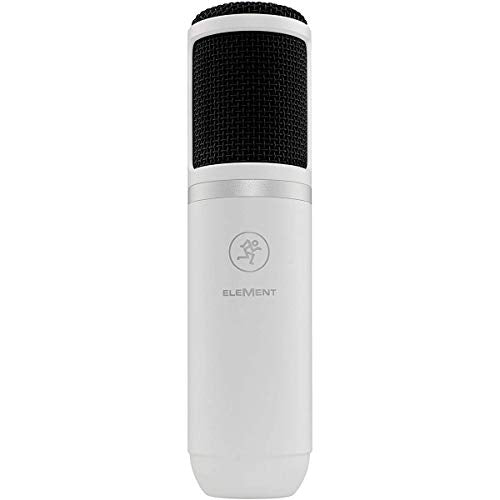 Mackie EM-Series, Limited Edition White USB Condenser Microphone (EM-USB-LTD) - size: USB, style: Compact - White