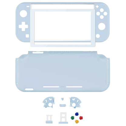 eXtremeRate Sky Blue DIY Replacement Shell for Nintendo Switch Lite, NSL Handheld Controller Housing w/Screen Protector, Custom Case Cover for Nintendo Switch Lite - color: Sky Blue