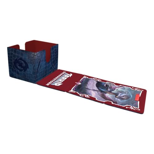 Ultra Pro - Tarkir Dragonstorm Shiko, Paragon of the Way Premium Alcove Edge Deck Box for Magic: The Gathering | Premium Deck Box Dragon Scale Design Magnetic Closure Card Storage MTG Accessories
