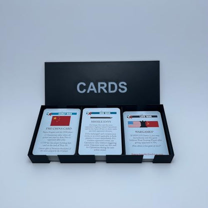 GamePartsPrint3D Board Game Insert Organizer for Twilight Struggle – Custom Card & Component Tray, Fast Setup, Secure Storage