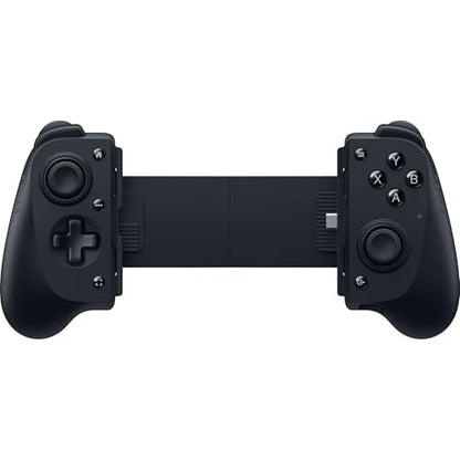 Razer Kishi V3 Gaming Controller for iPhone 15, 16, 17 Series & Android: Full Sized TMR Thumbsticks - Dual Back Buttons - Fits Most Phone Cases - PC Remote Play - USB-C Gamepad Connection - Black - color: Black