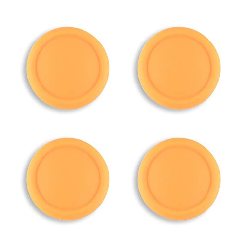 eXtremeRate PlayVital Switch Joystick Caps, Thumbstick Caps, Silicone Analog Cover for Switch Lite & OLED Joycon Thumb Grips - Caution Yellow - color: Caution Yellow