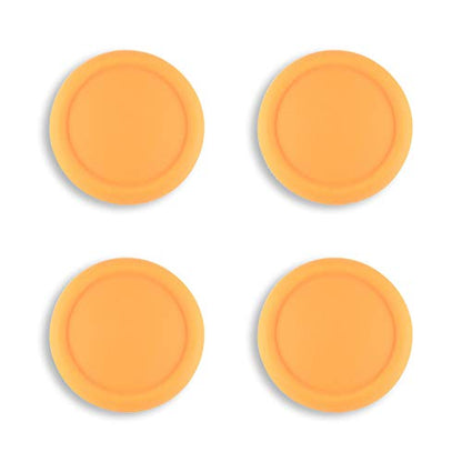 eXtremeRate PlayVital Switch Joystick Caps, Thumbstick Caps, Silicone Analog Cover for Switch Lite & OLED Joycon Thumb Grips - Caution Yellow - color: Caution Yellow