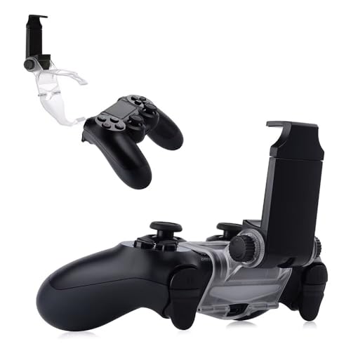 Mobile Phone Gaming Clip, Controller Phone Mount Support Holder Clamp for PS4/Xbox Series/Xbox One/Samsung Galaxy S8/iOS/Android-Maximum 6 inch Phone
