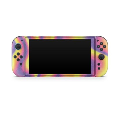 Glossy Glitter Gaming Skin Compatible with Nintendo Switch 2 Console Only - Melted Stripes - Premium 3M Vinyl Protective Wrap Decal Cover - Easy to Apply | Crafted in The USA by MightySkins - color: Melted Stripes, size: Switch 2 Console Skin Only, style: