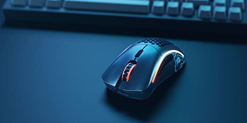 GLORIOUS Model D Wireless Gaming Mouse - 69g Superlight, Lag Free 2.4Ghz Wireless, Up to 71 Hour Battery, RGB, BAMF Sensor, Ergonomic, 6 Buttons - Matte Black - color: Black, style: Model D (Ergonomic)