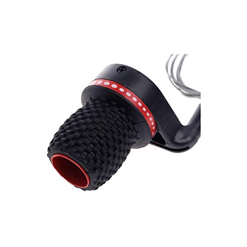 2Pcs Bicycle Bike Twist Grip Gear Shifter Handle Set, Mountain Bike Speed Shifter Reverse Rolling Stick Device Set, Bicycle Cycling 18/21 Speed Derailleur