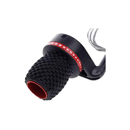 2Pcs Bicycle Bike Twist Grip Gear Shifter Handle Set, Mountain Bike Speed Shifter Reverse Rolling Stick Device Set, Bicycle Cycling 18/21 Speed Derailleur