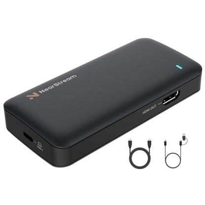 NearStream 4K HDMI Capture Card, USB 3.0 Video Capture Card for Live Streaming & Gaming, Record in 1080P 60FPS with Ultra-Low Latency, Compatible with PS5, PS4, Xbox, Switch, Windows/Mac/Linux (CCD10) - style: 1080P60-CCD10