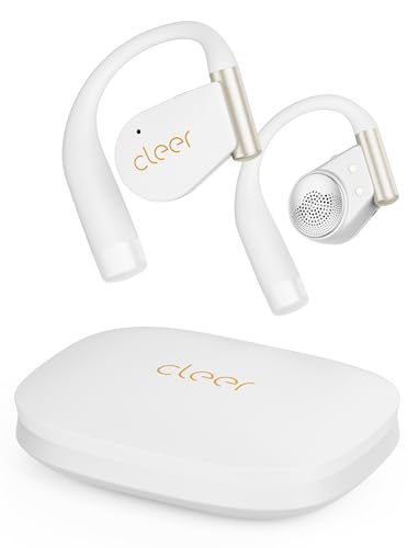 Cleer ARC 4 Plus Open Ear Earbuds, White - color: White