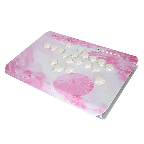 Varmilo HA10+ Rapid trigger All button arcade controller Leverless fight stick Two Versions Standard PC Only or Pro Compatible with PC PS4 PS5 Switch1 Switch2 (Sakura, Standard (PC-Only))