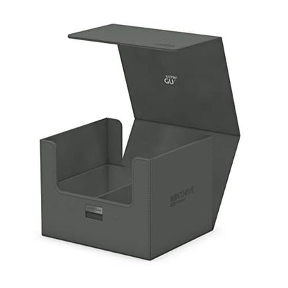 Ultimate Guard Minthive 30+, Deck Case for 30 Magnetic Card Cases, Perfect Storage for Graded Cards, Grey, Secure Closure & Snaplock Mechanism - color: Grey