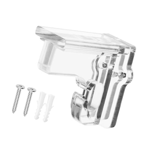 Gaming Accessories Wall Mount Stand Controller Clear Acrylic Bracket with Hook Easy Installation Angled Controller Mount
