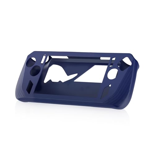 Protective Case for ASUS Rog Ally X 2024 Gaming Handheld,Game Console Silicone Protective Cover for Rog Ally X Accessories with Rocker Caps