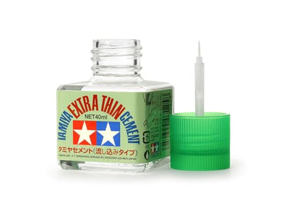 Tamiya 87038 Extra Thin Cement Glue Fine Tip 40ml