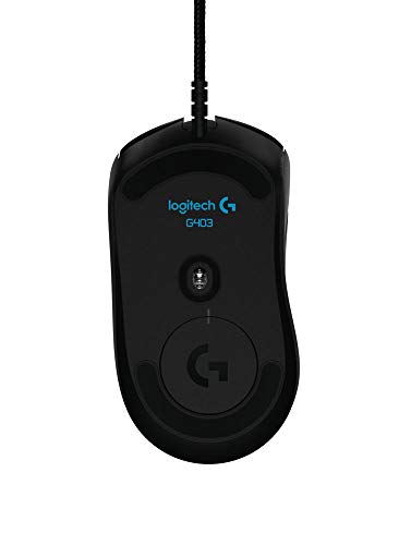 Logitech G403 Prodigy RGB Gaming Mouse – 16.8 Million Color Backlighting, 6 Programmable Buttons, Onboard Memory, Up to 12,000 DPI