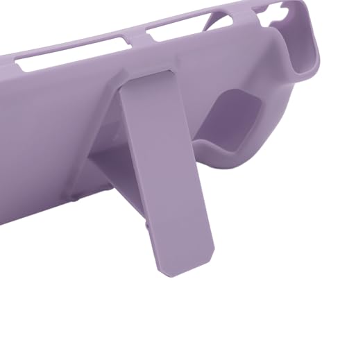 MUNEFE Kickstand Protective Case for Steam Deck, Cover Protector with Stand Base, Full Fingerprint Proof Protective Case for Protecting Your Gaming Console(Lilac Purple)